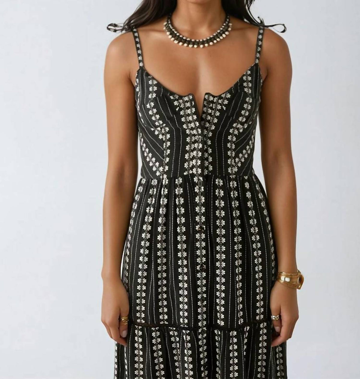 Maison Hotel - Venus Embroidered Maxi Dress