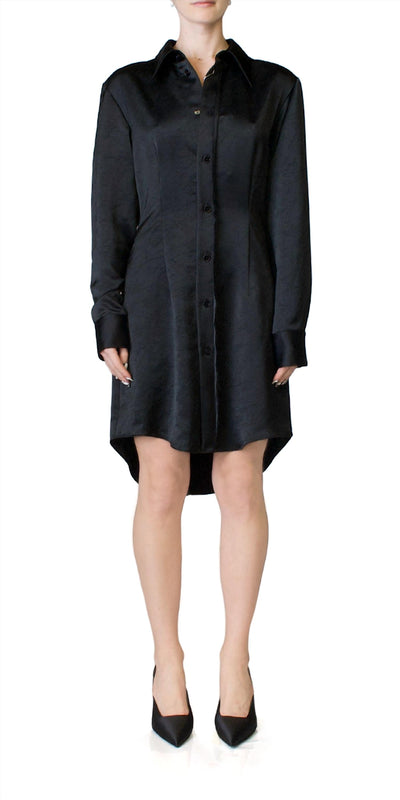 Maison Margiela - Silky Button Front Midi Dress
