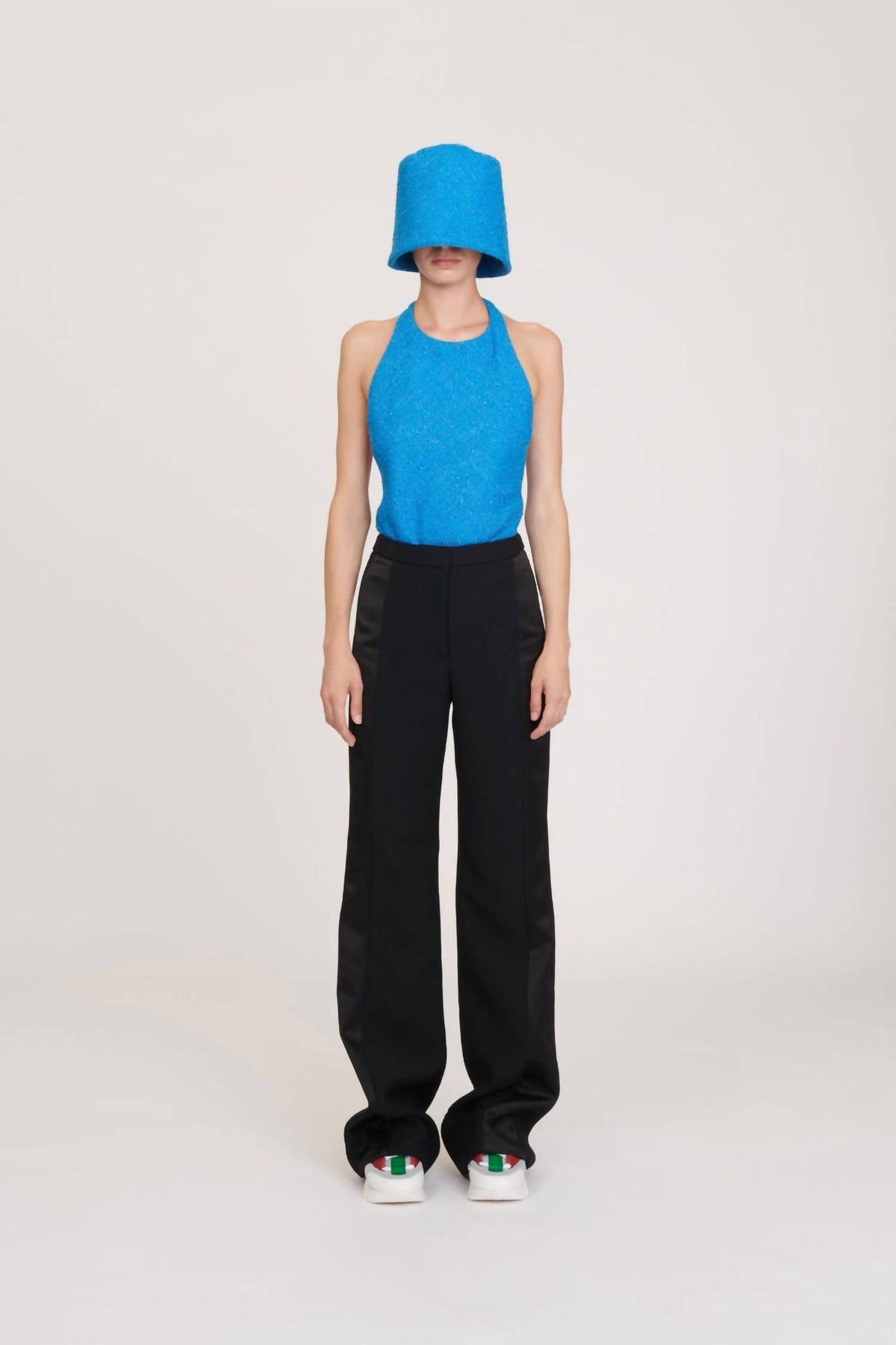 Maison Rabih Kayrouz - Tweed And Mesh Bodysuit