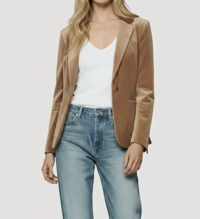 Majestic Filatures - Velour One Button Blazer