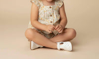 Makemake Organics - Girl's Organic Flutter Top & Shorts Set
