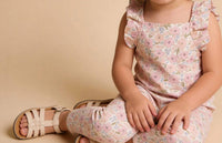 Makemake Organics - Girls Organic Flutter Romper