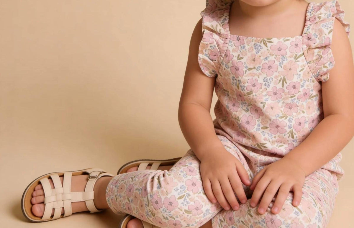 Makemake Organics - Girls Organic Flutter Romper