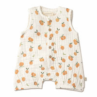 Makemake Organics - Sleeveless Bubble Romper