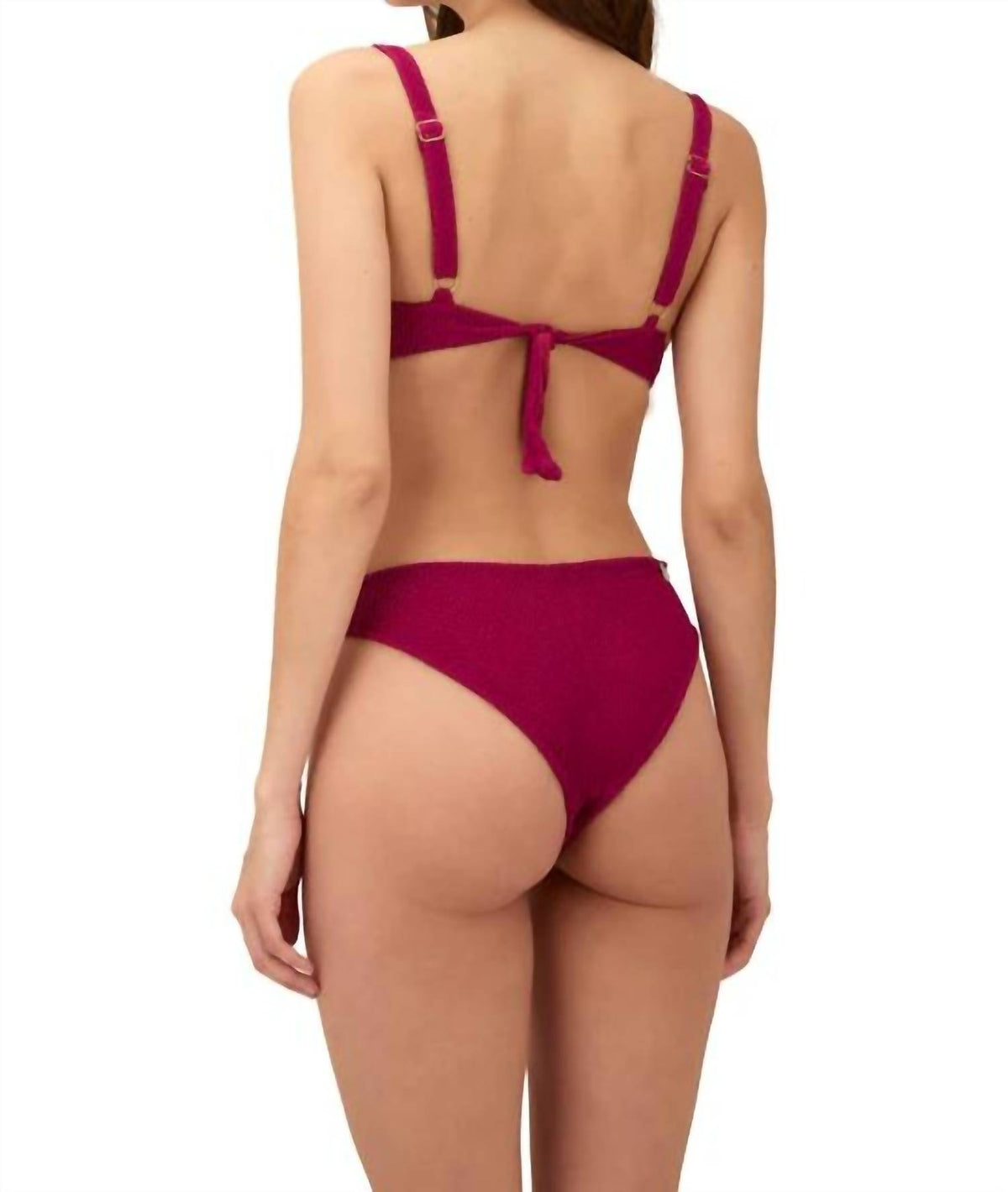 Malai - Textured Wave Paramount Bikini Bottom