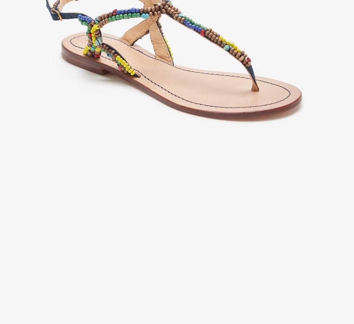 Maliparmi - Natural Beaded Sandal