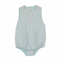 Maniere - Boy's Striped Faux Tab Romper