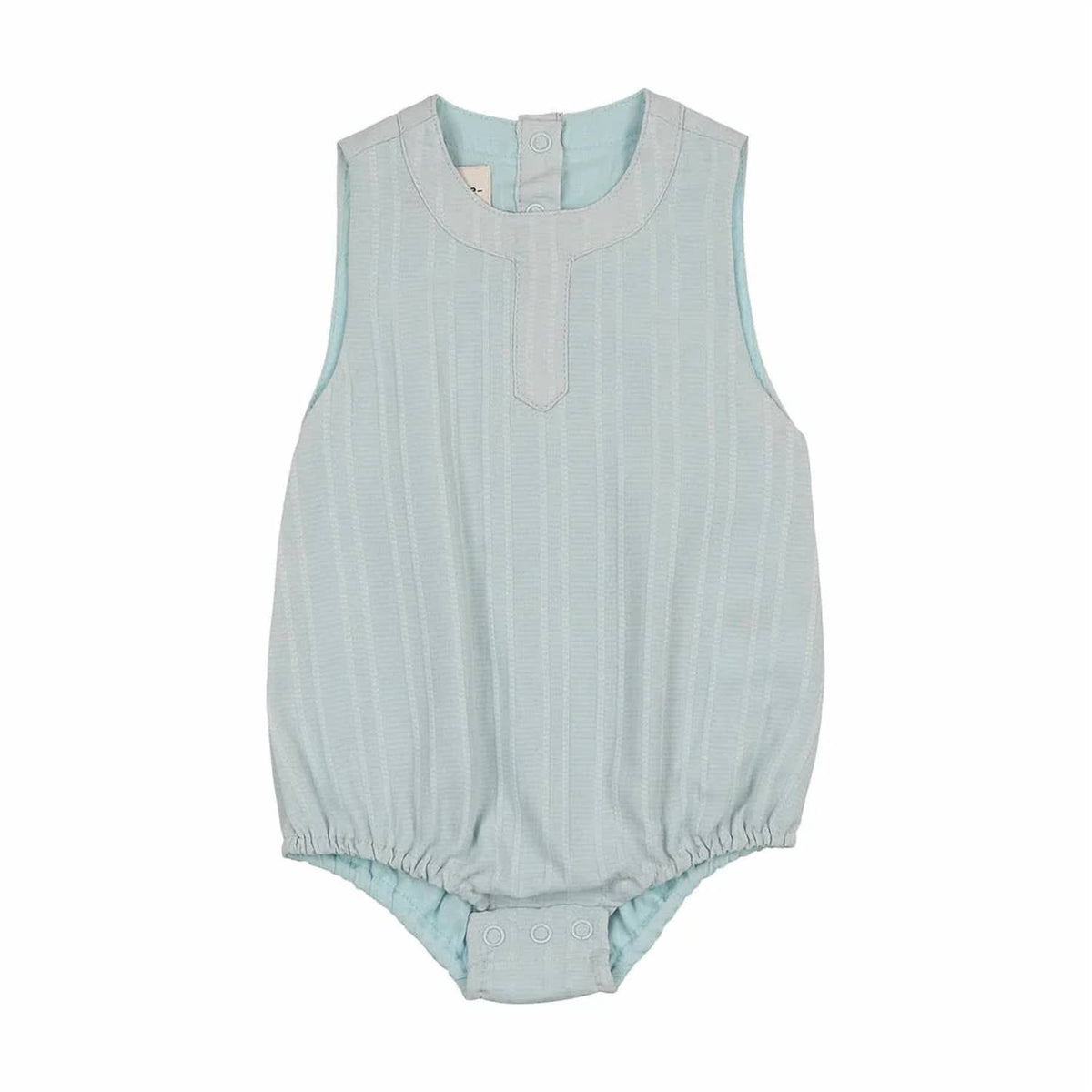 Maniere - Boy's Striped Faux Tab Romper