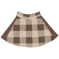 Maniere - Corduroy Plaid Toggle Top