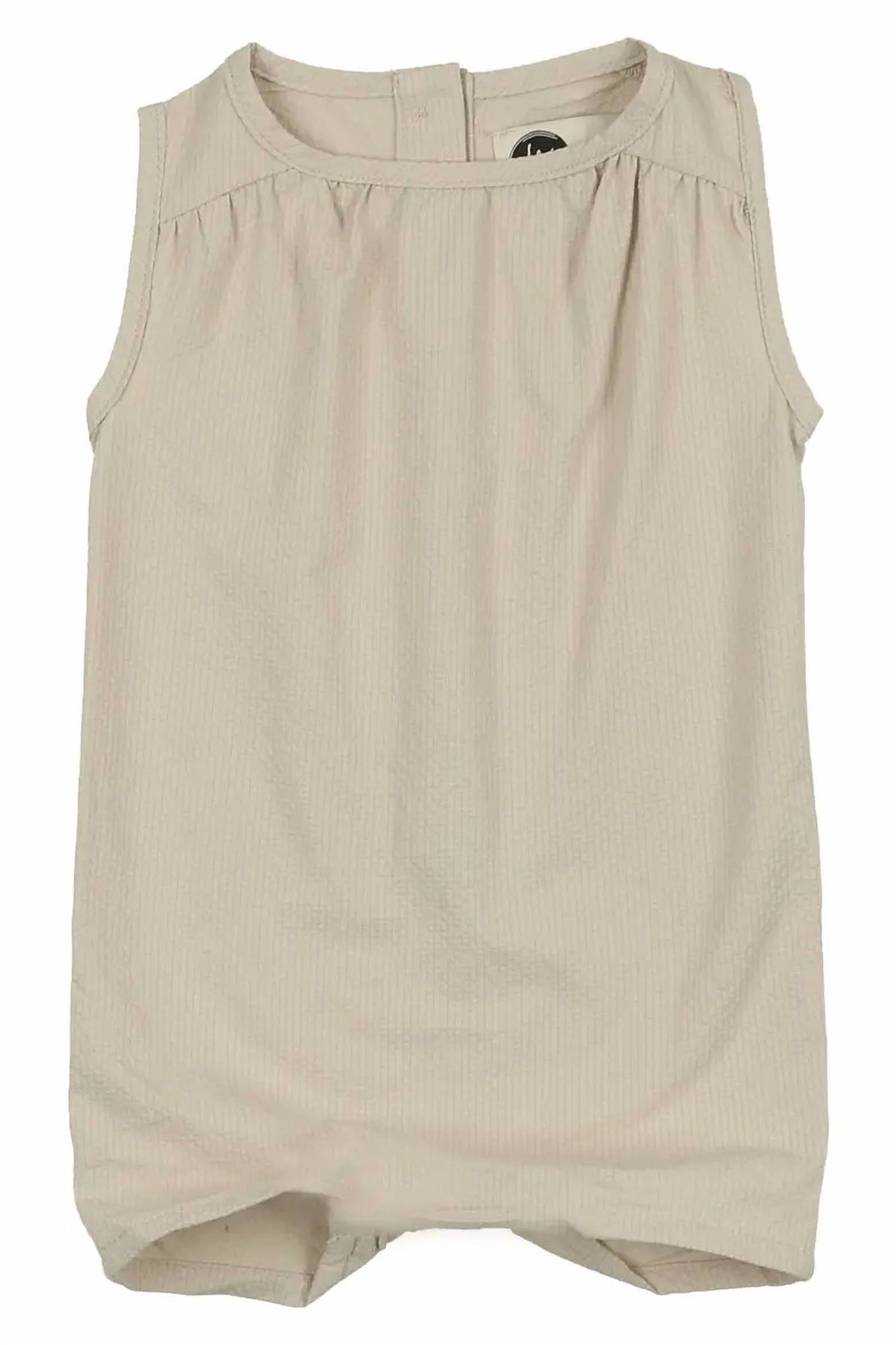 Maniere - Kids' Textured Grid Romper