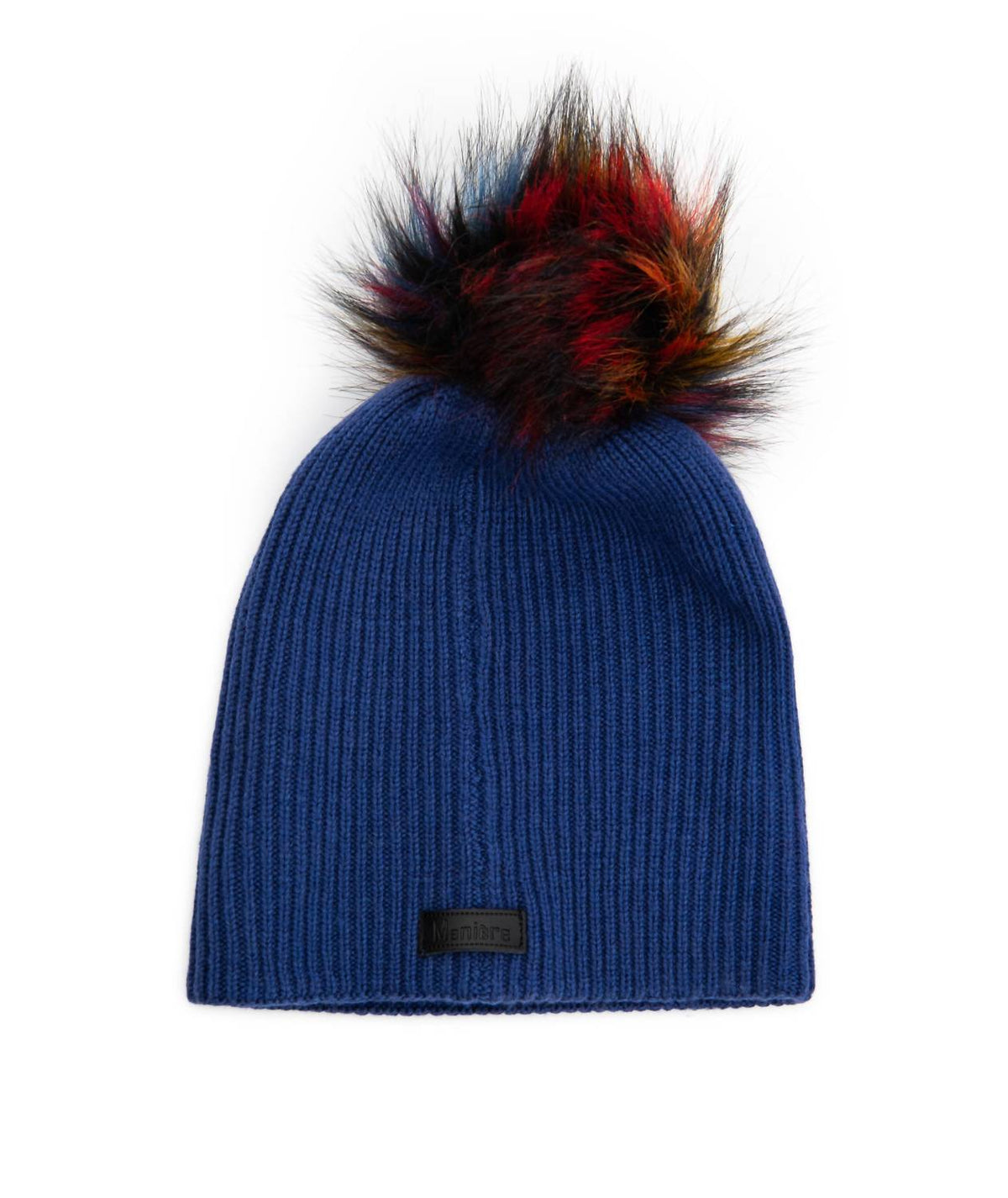 Maniere - Knit Wool Hat With Pom