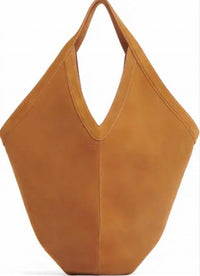 Mansur Gavriel - Women's Soft M Suede Hobo Bag - bags - brown - handbags