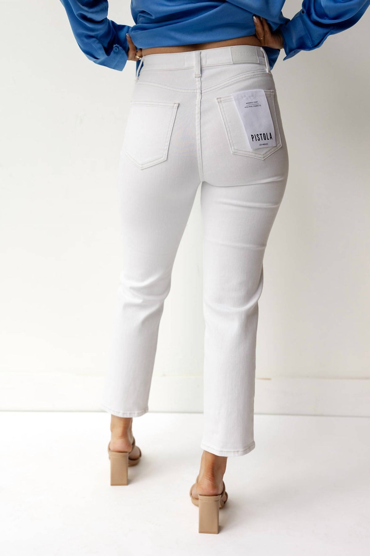 Mara Hoffman - Monroe High Rise Crop Jeans