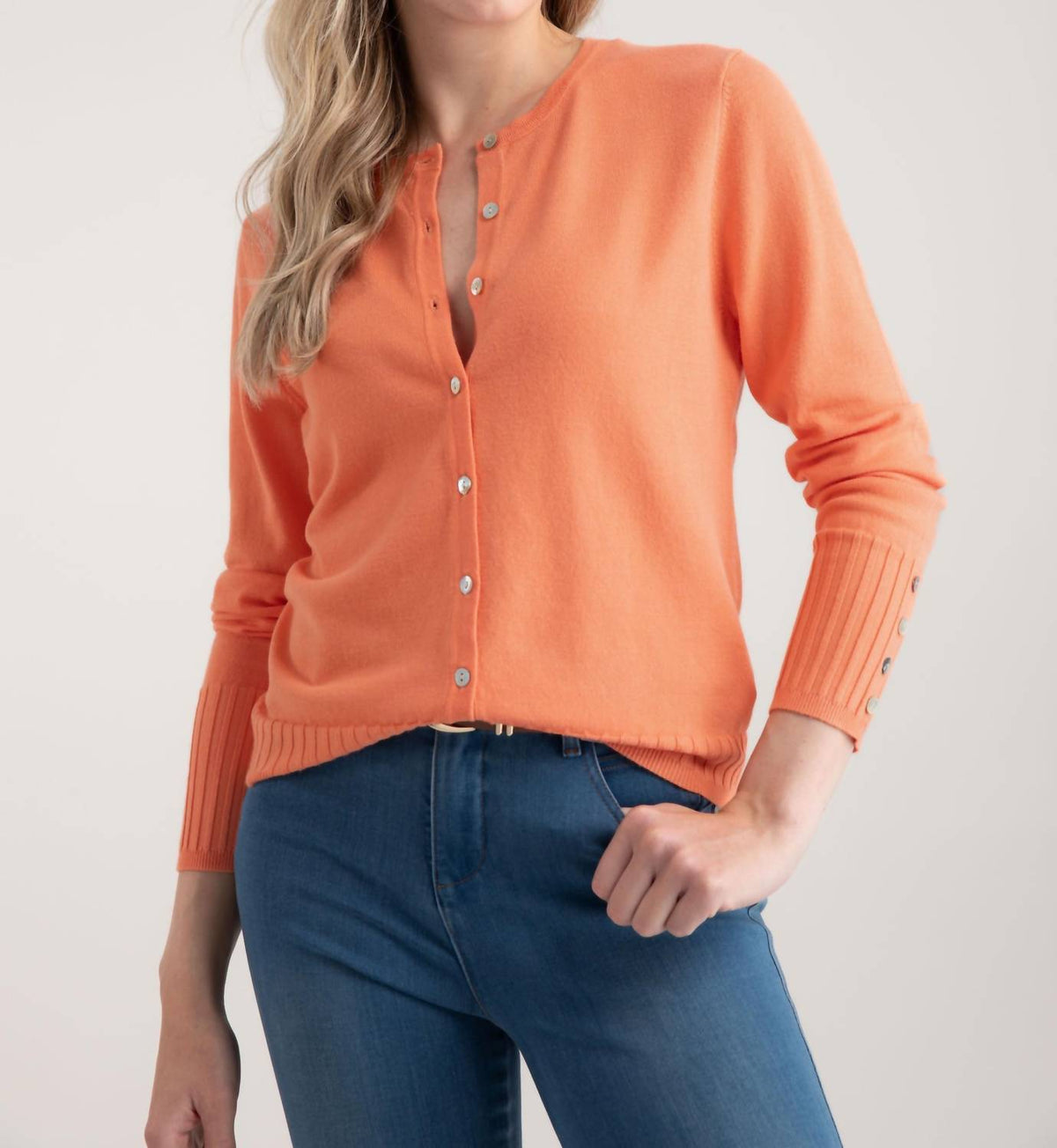 Marble - Button Up Cardigan