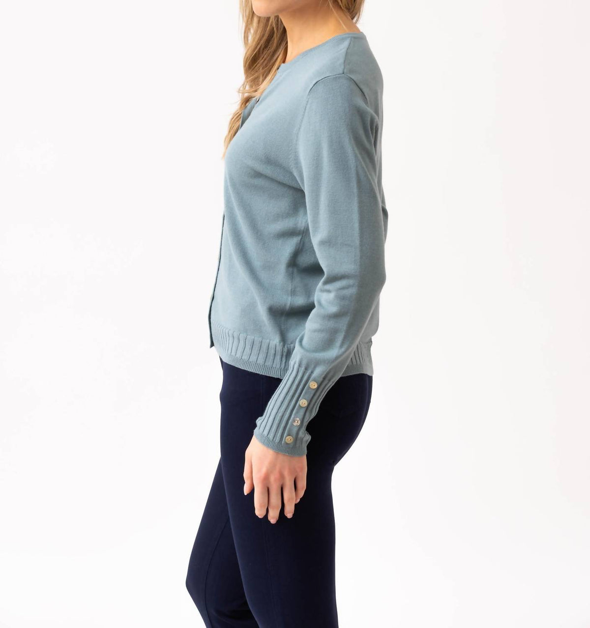 Marble - Essential Button Cardigan