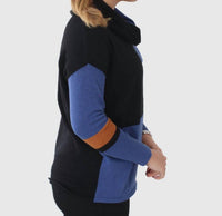 Marble - Patterned Oversized Cotton Sweater