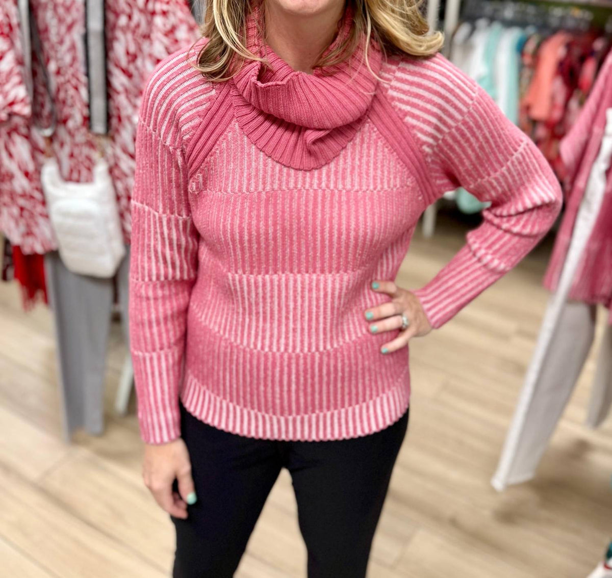 Marble - Removable Neck Sweater