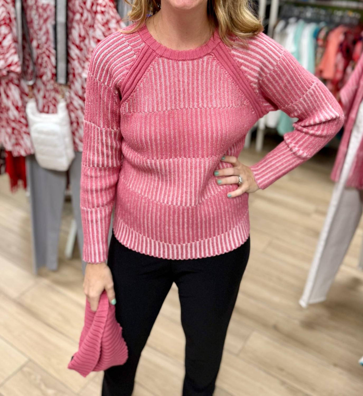 Marble - Removable Neck Sweater