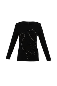 Marble - Rhinestone Holiday Sweater