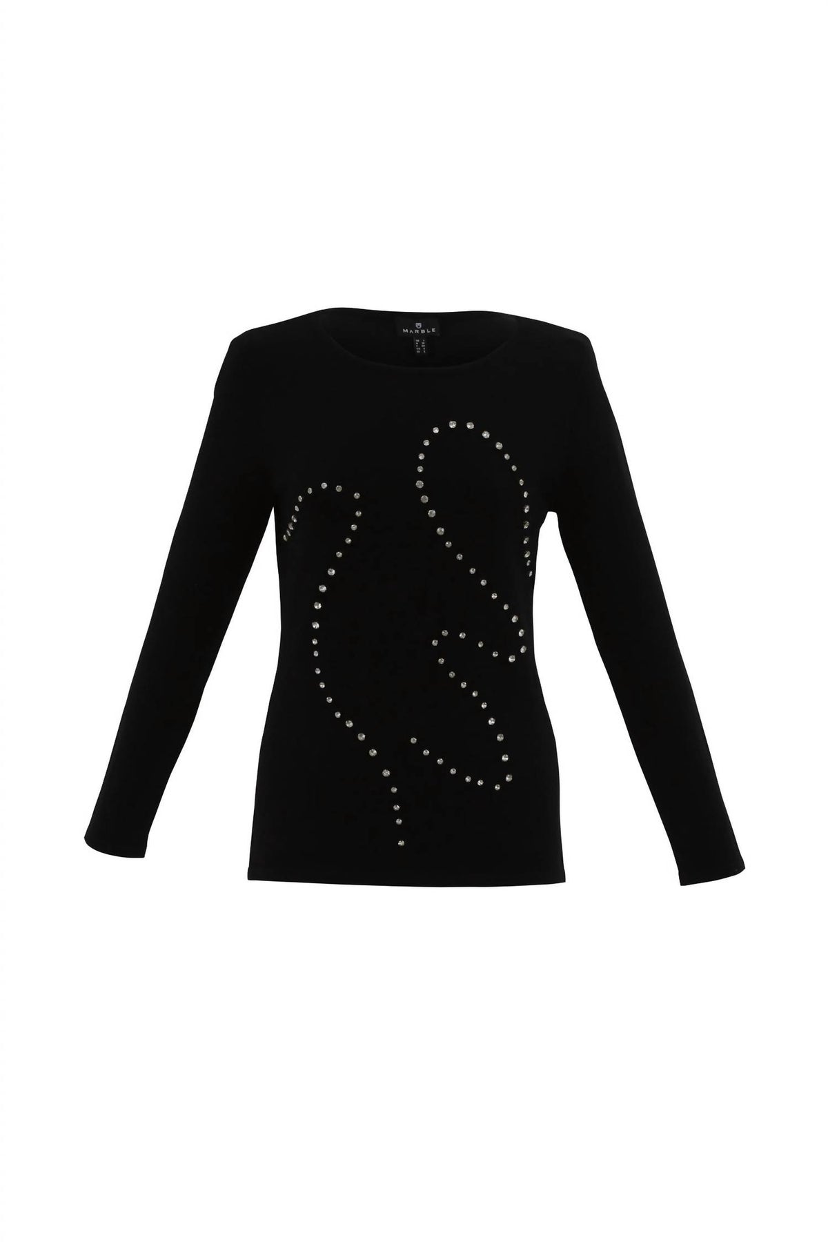 Marble - Rhinestone Holiday Sweater