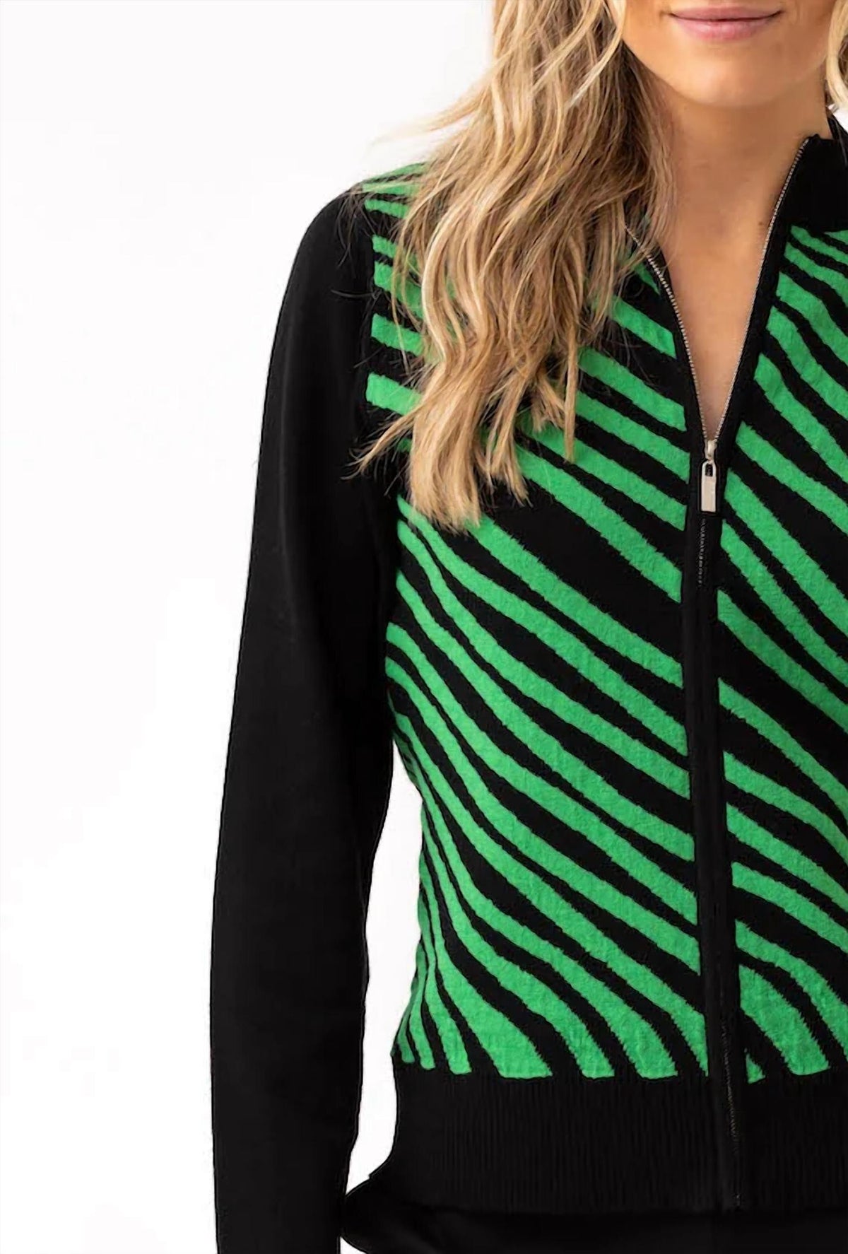 Marble - Turtleneck Cardigan