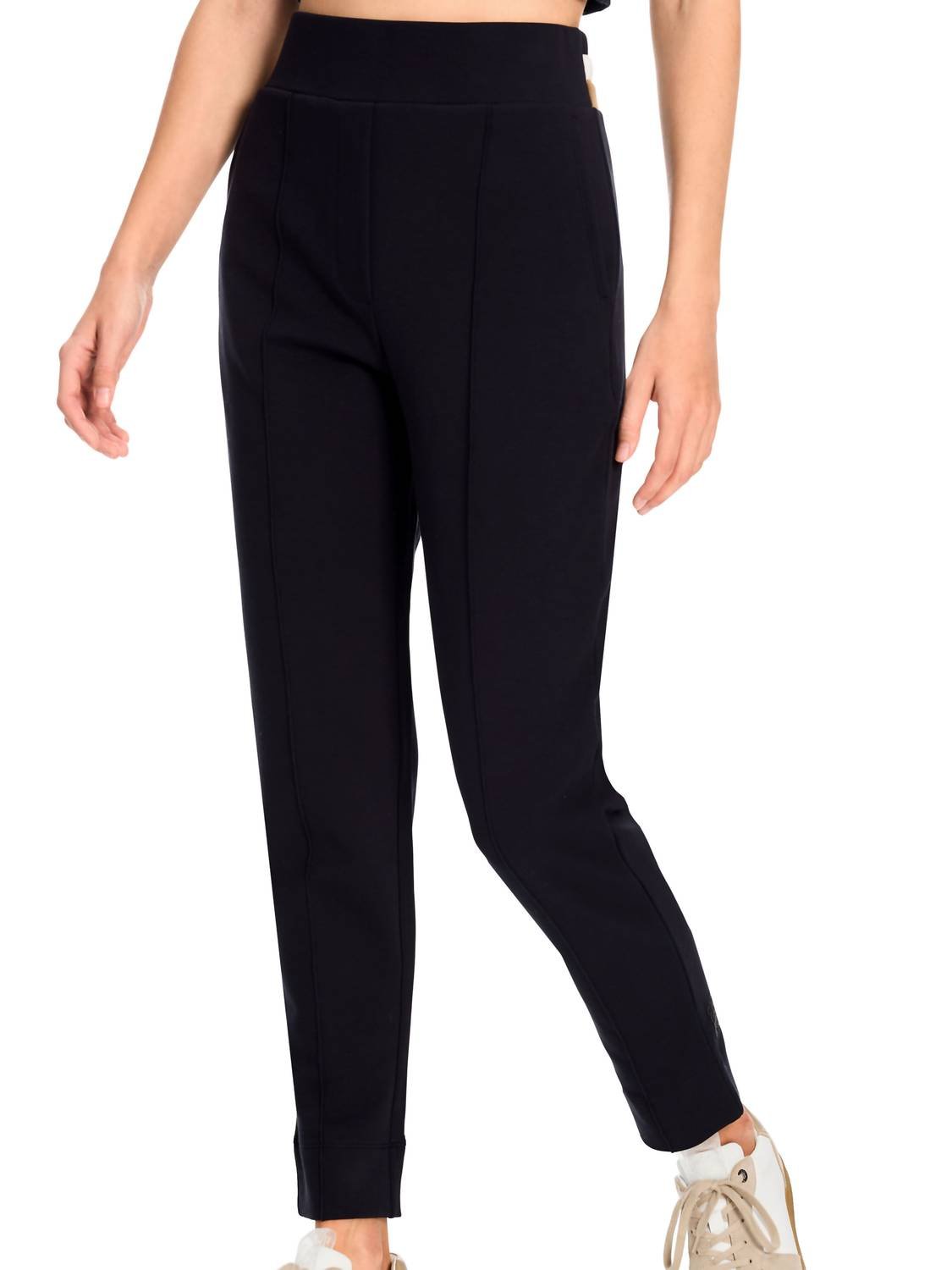 Marc Cain - Ankle Length Trouser - blue - clothing - cotton - blend