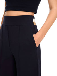 Marc Cain - Ankle Length Trouser - blue - clothing - cotton - blend