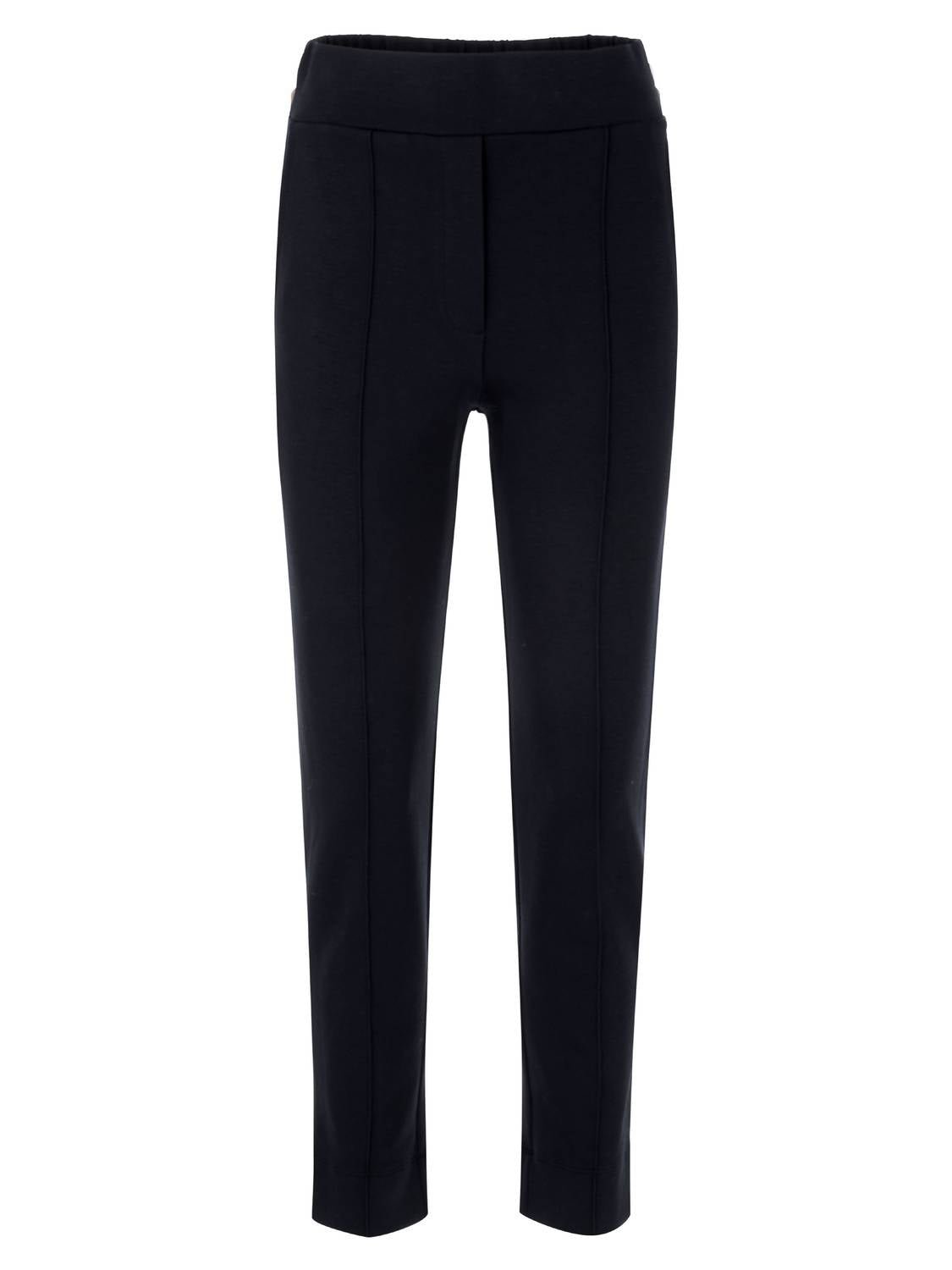 Marc Cain - Ankle Length Trouser - blue - clothing - cotton - blend