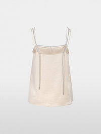 Marc Cain - Cami Top With Rhinestone Strap - beige - camisoles - clothing