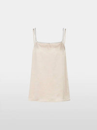 Marc Cain - Cami Top With Rhinestone Strap - beige - camisoles - clothing