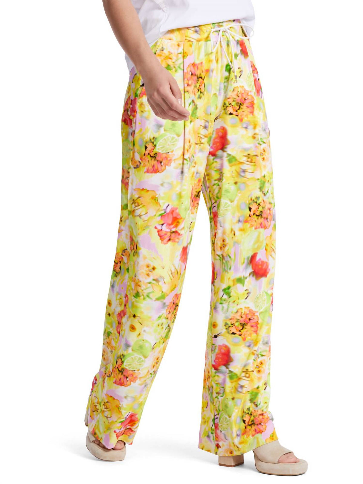 Marc Cain - Relaxed Fit Wide Trousers