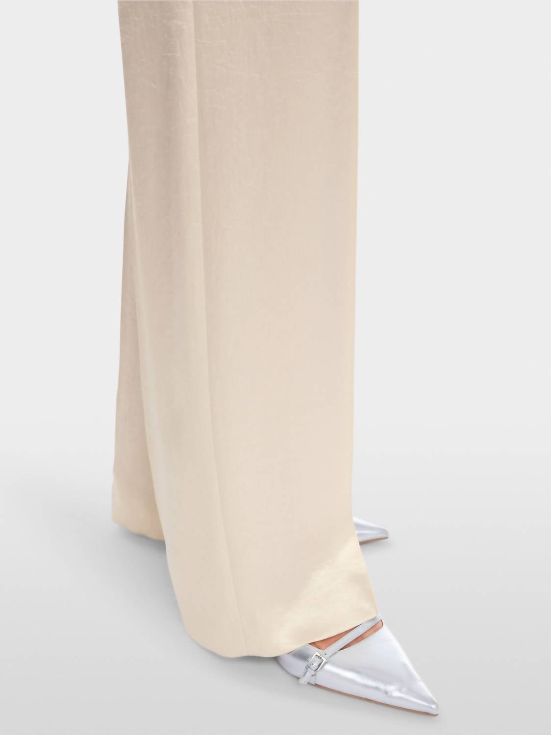 Marc Cain - Trousers With Fine Shimmer - beige - clothing - pants