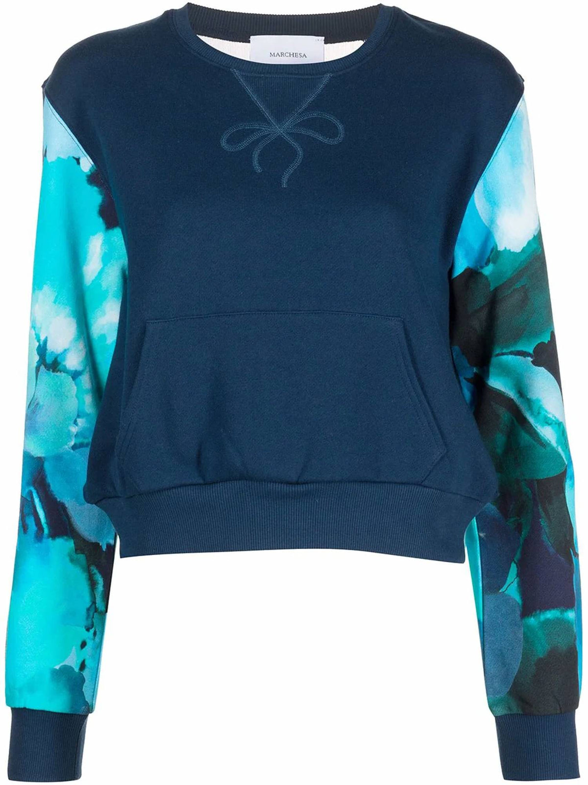 Marchesa Athleisure - Wilma Long Sleeve Printed Sweatshirt