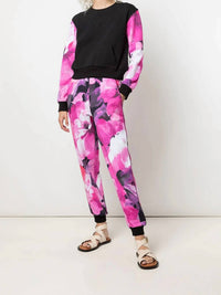 Marchesa Athleisure - Wilma Long Sleeve Printed Sweatshirt