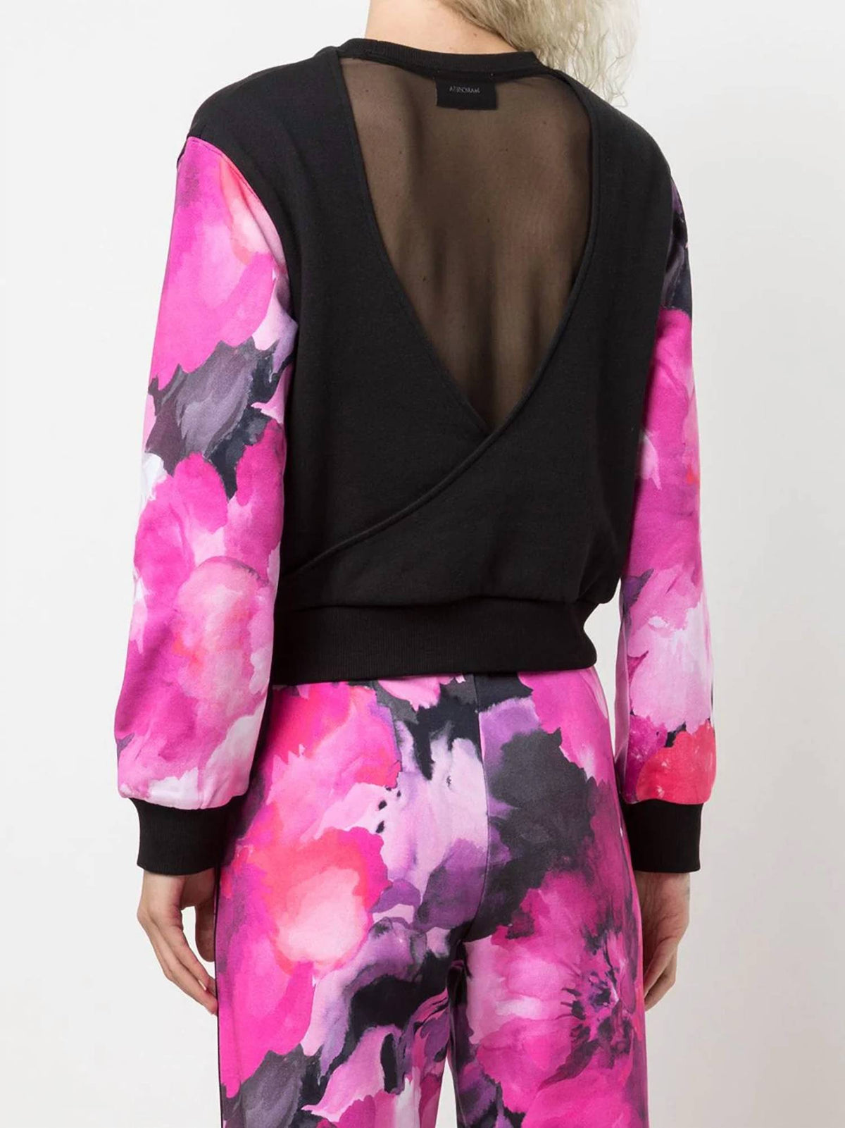 Marchesa Athleisure - Wilma Long Sleeve Printed Sweatshirt