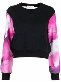 Marchesa Athleisure - Wilma Long Sleeve Printed Sweatshirt