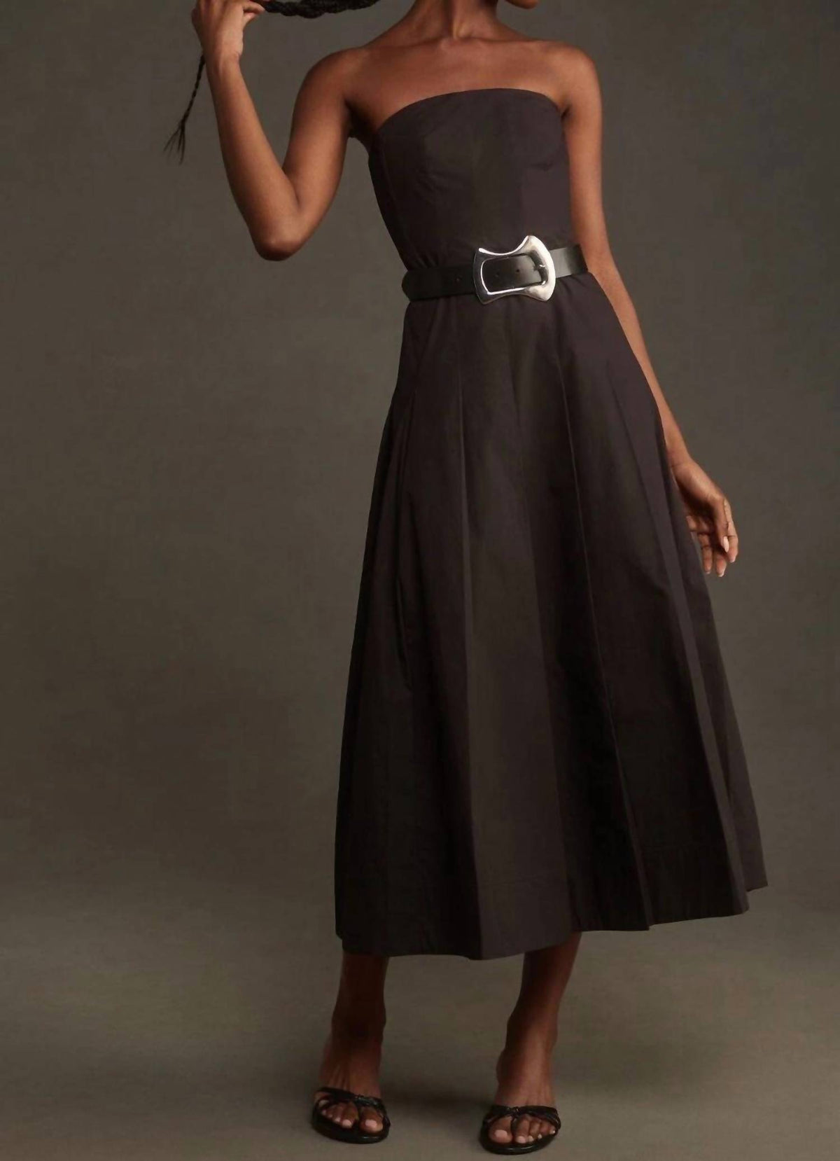 Mare Mare - Strapless A-line Midi Dress