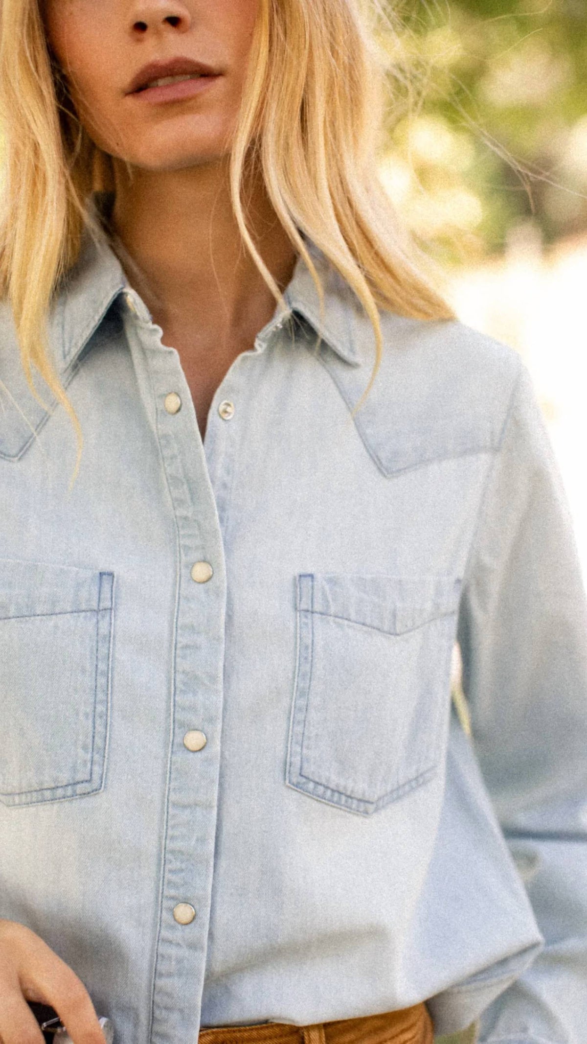 Marea - Denim Western Shirt