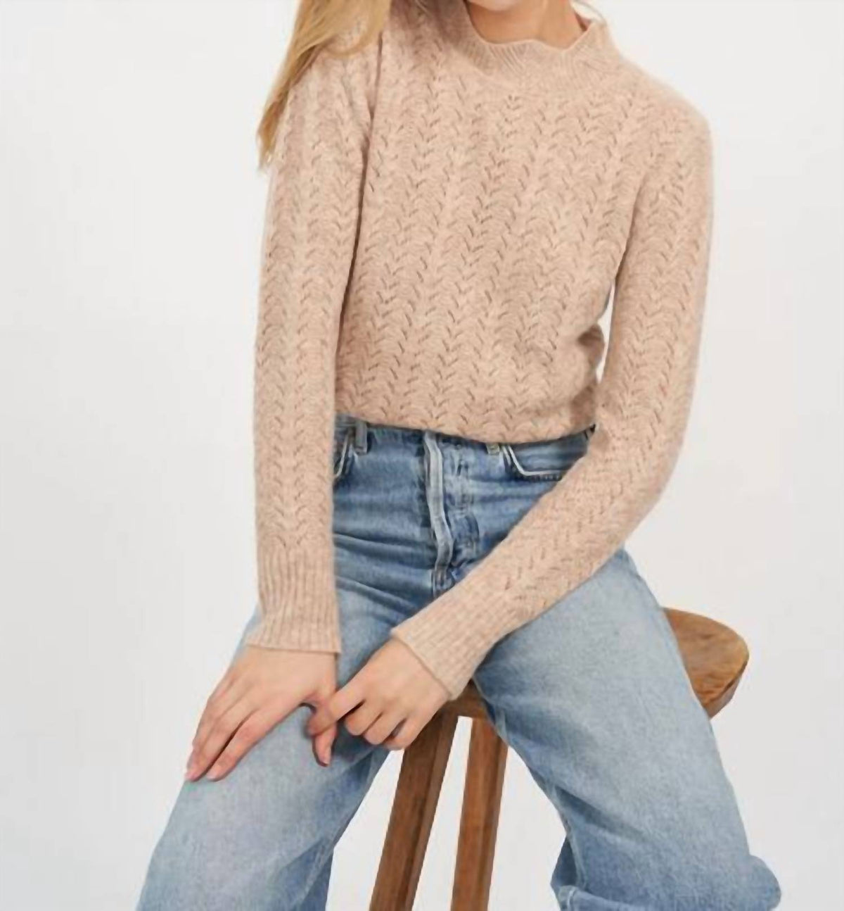 Marea - Pointelle Sweater