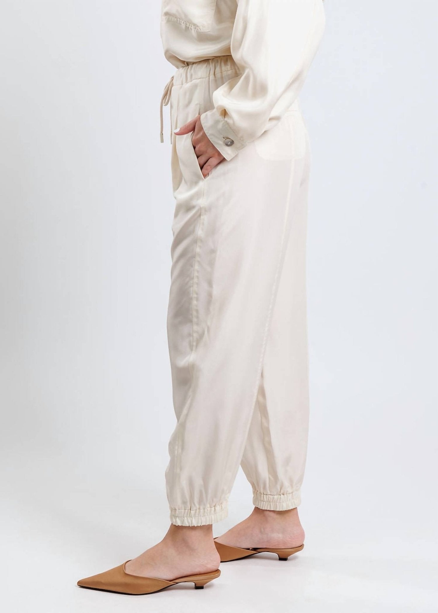 Marella - Abetaia Long Trouser Pants - clothing - pants - silk - blend