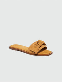 Marella - Cesare - Suede Flat Sandals - brown - sandals - shoes