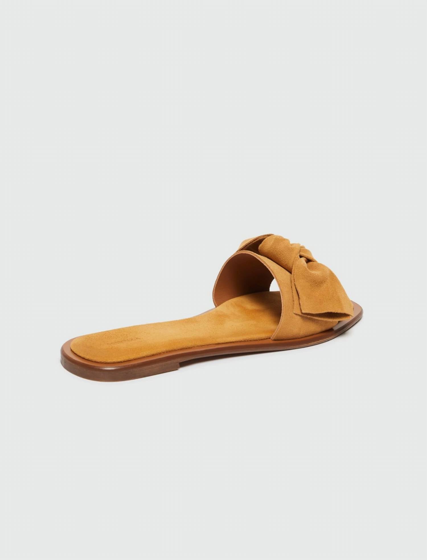 Marella - Cesare - Suede Flat Sandals - brown - sandals - shoes