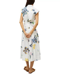 Marella - Pier Cap Midi Dress - clothing - cotton - blend - dresses