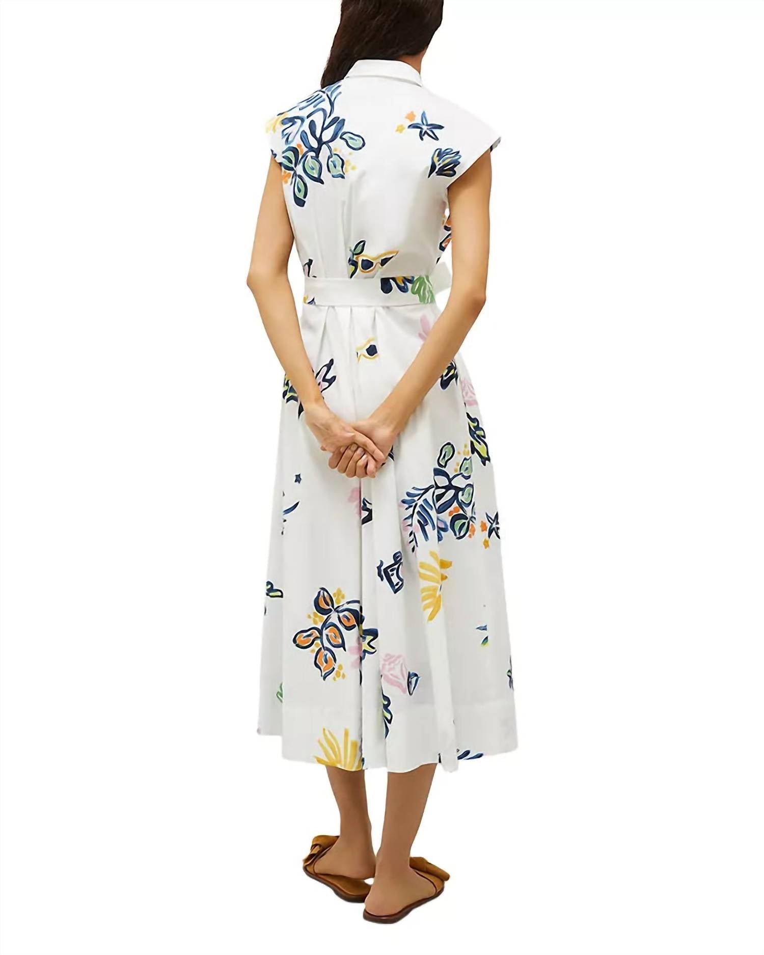 Marella - Pier Cap Midi Dress - clothing - cotton - blend - dresses