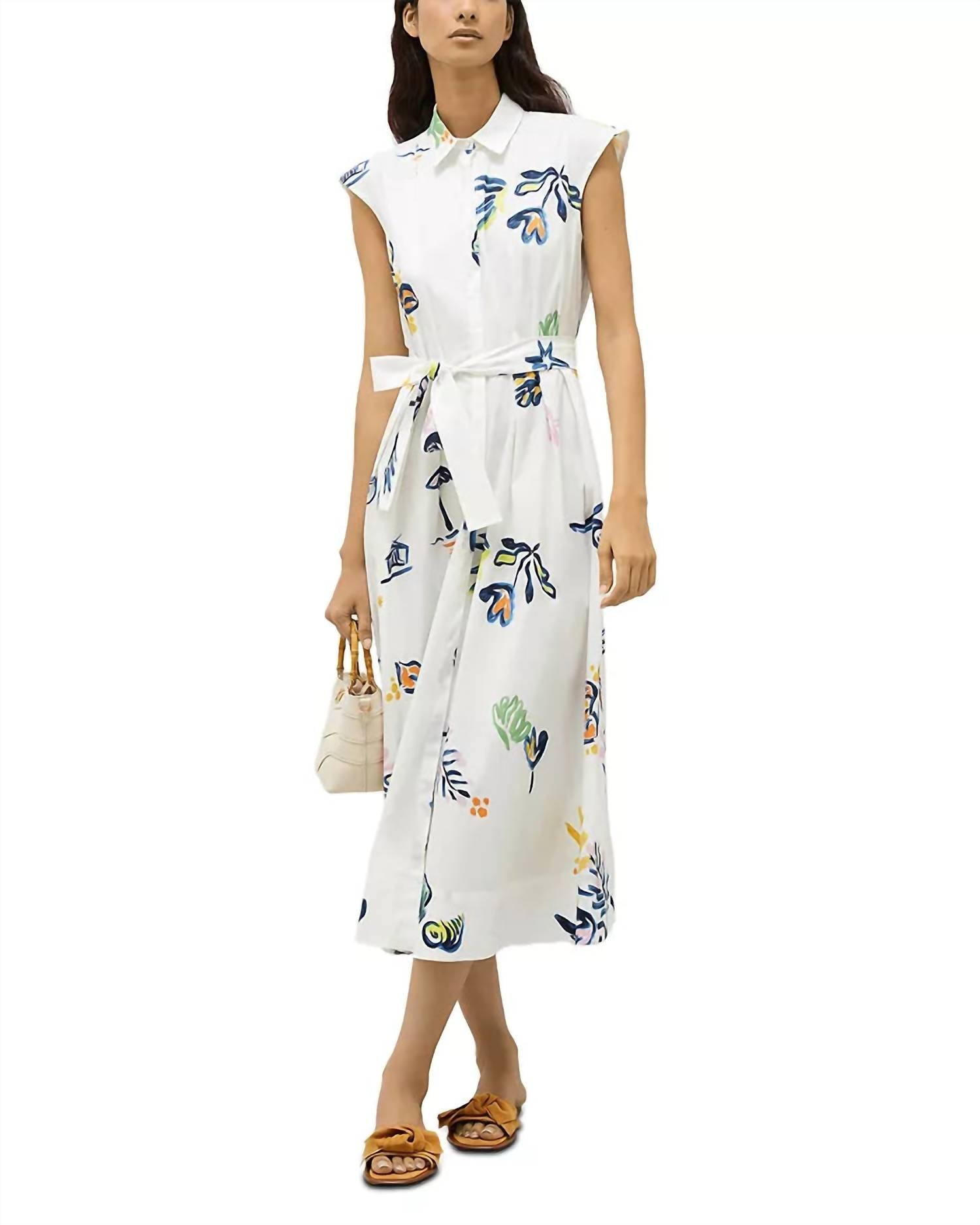 Marella - Pier Cap Midi Dress - clothing - cotton - blend - dresses