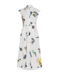 Marella - Pier Cap Midi Dress - clothing - cotton - blend - dresses
