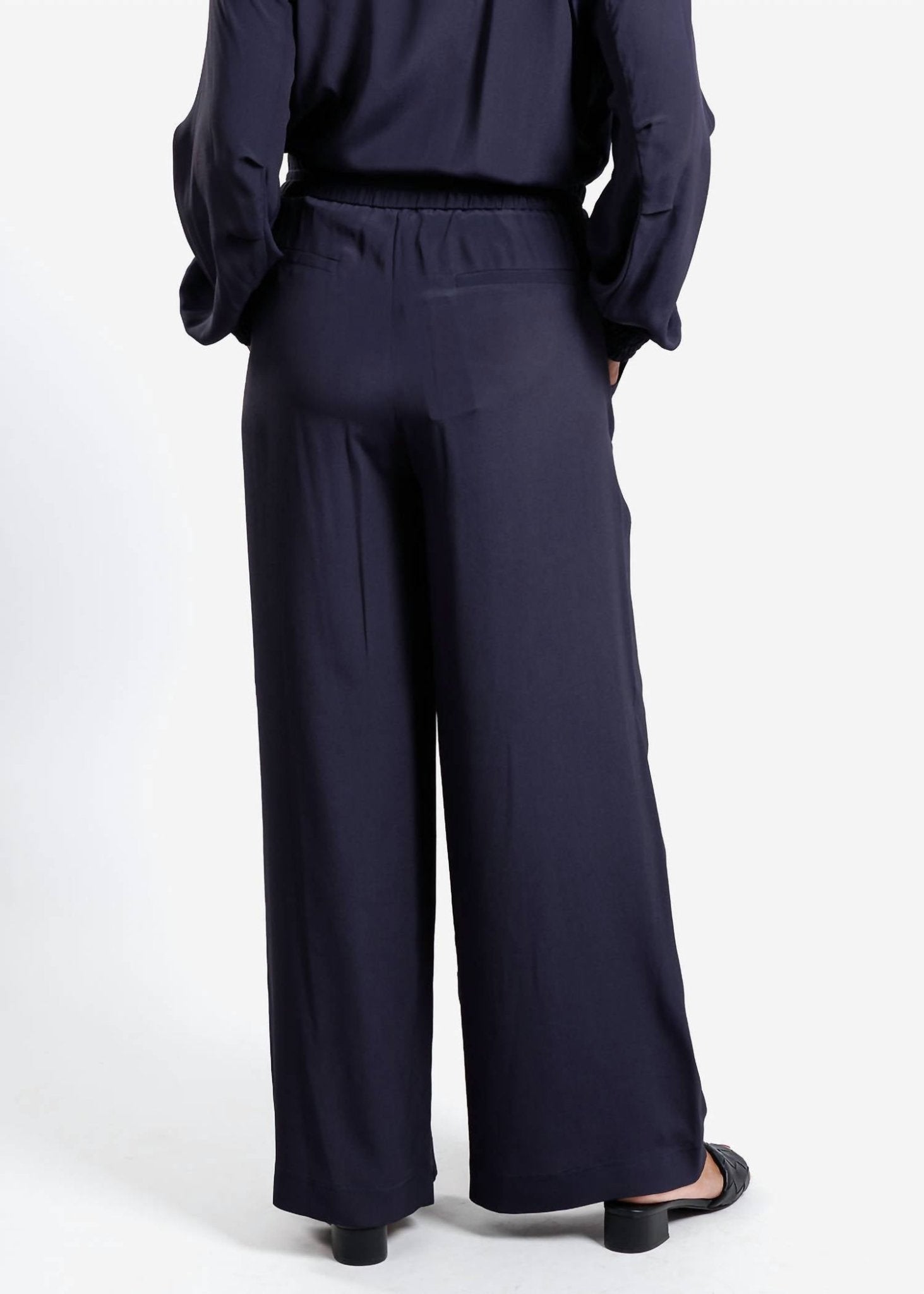 Marella - Vivaio Crepe Pants - blue - clothing - pants