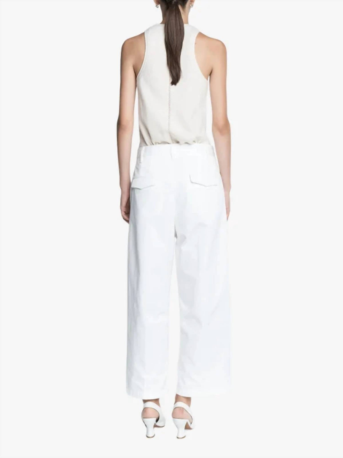 Maria Mcmanus - Pleat Front Crop Trousers