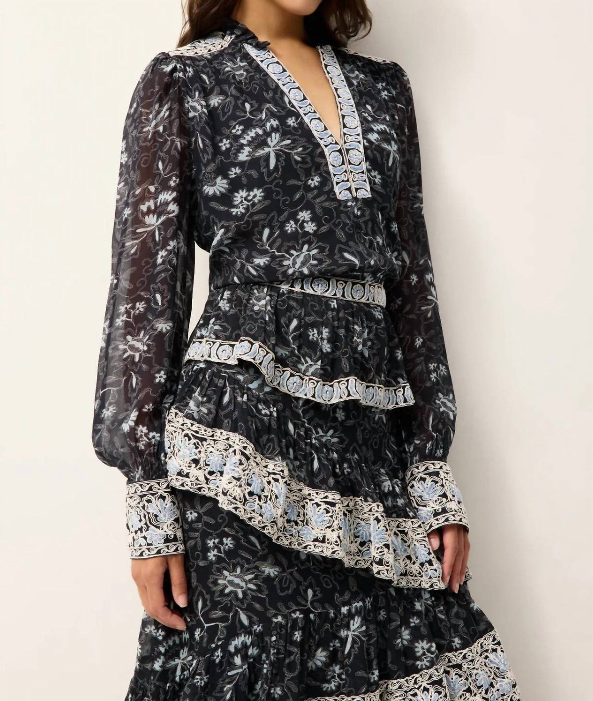 Marie Oliver - Brielle Ruffle Blouse