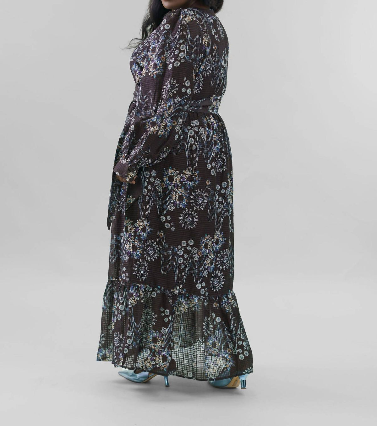Marie Oliver - Hannon Long Sleeve Maxi Dress - Plus